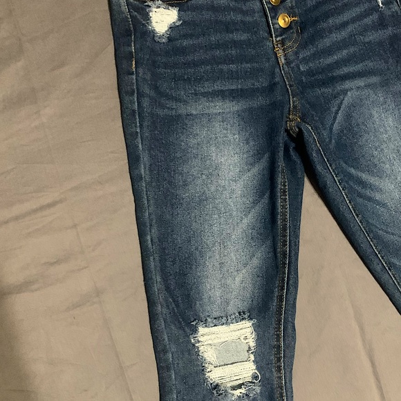 NOBO High-rise Distressed Denim Jeans - Picture 6 of 10